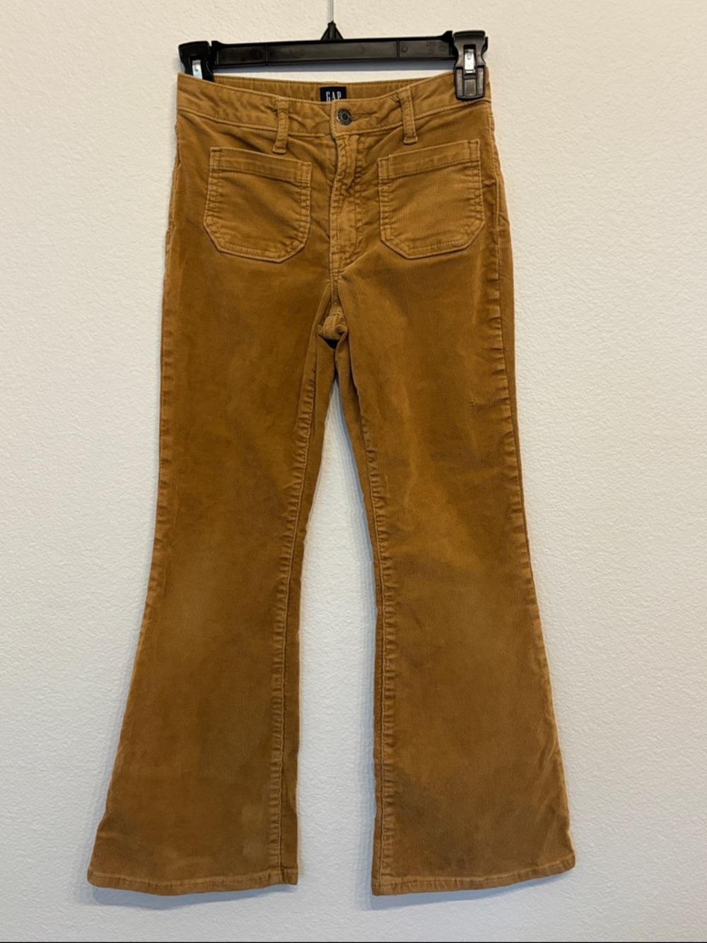 GAP Kids Corduroy 70s Flare Pants in a Camel Brown
